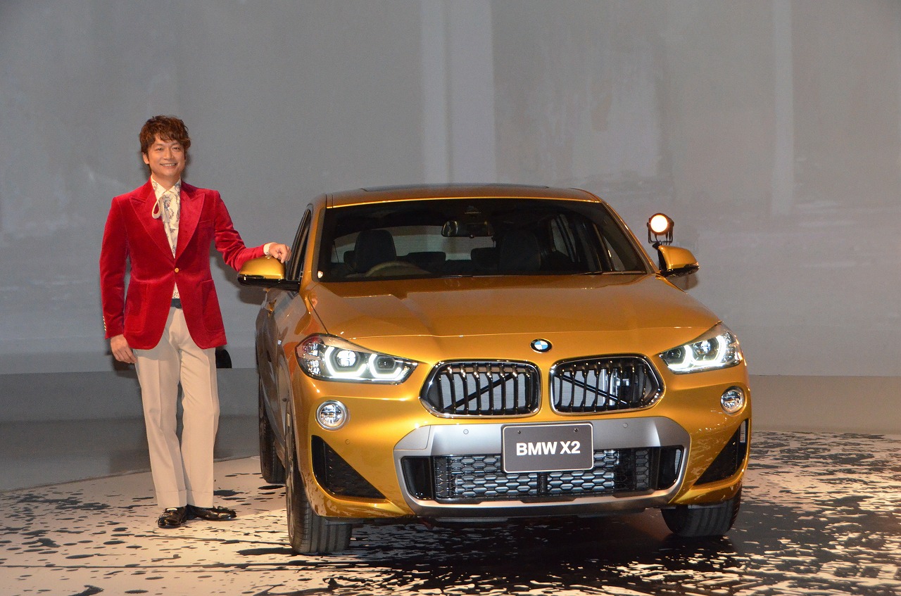 BMW X2デビュー、BMWフレンドに香取慎吾就任