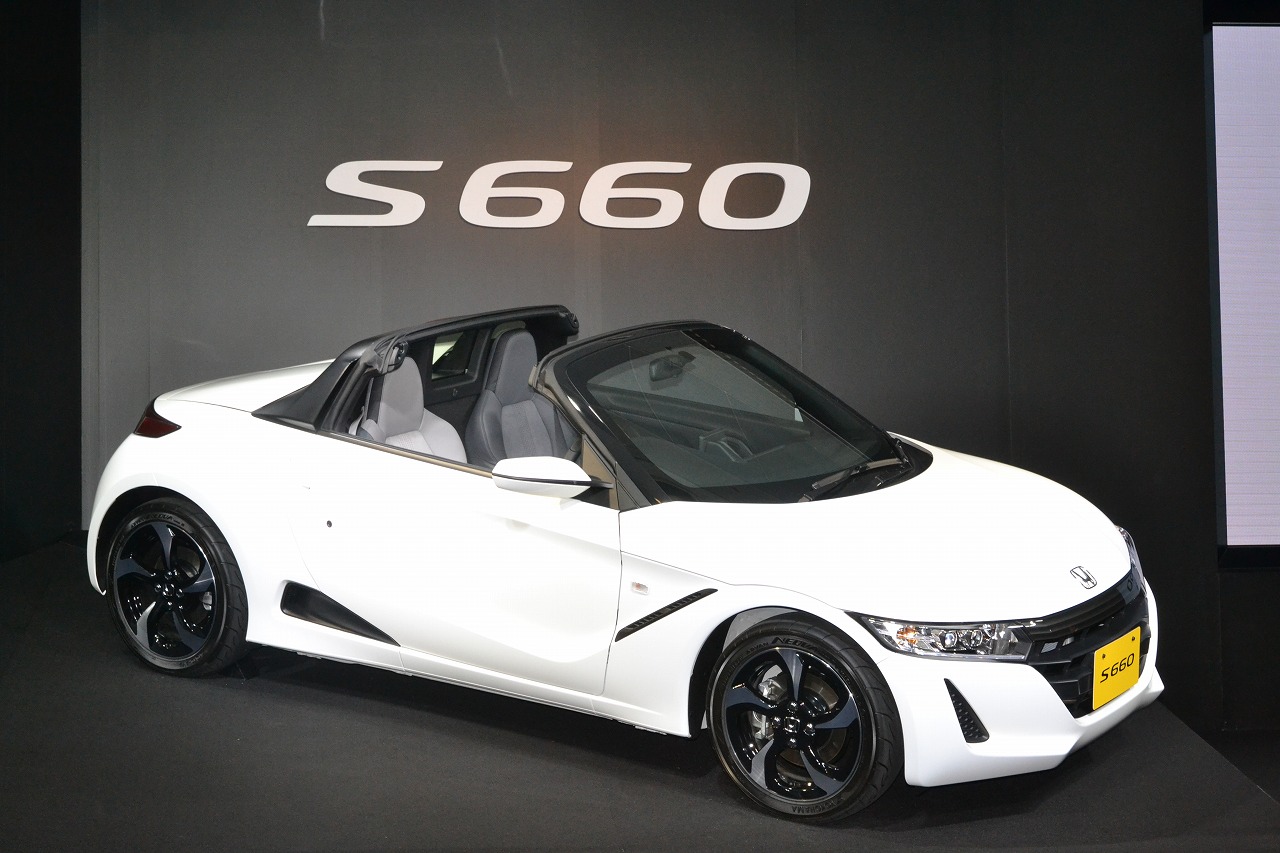 ホンダ、軽オープンスポーツカー「S660」発表